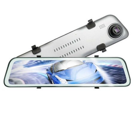 Camera Auto Dubla Oglinda iUni Dash M12, 2K, Display Touchscreen 11.6 inch, Night Vision, Detectia m